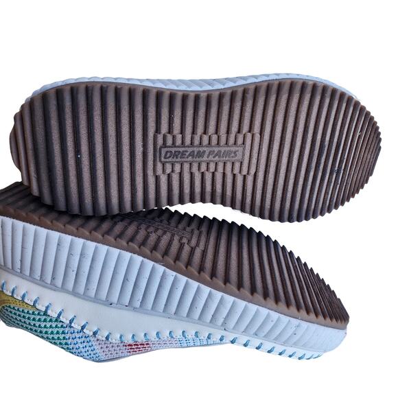 Dream pairs u.s. women's size 8 mixed media crochet knit style platform - Picture 5 of 7